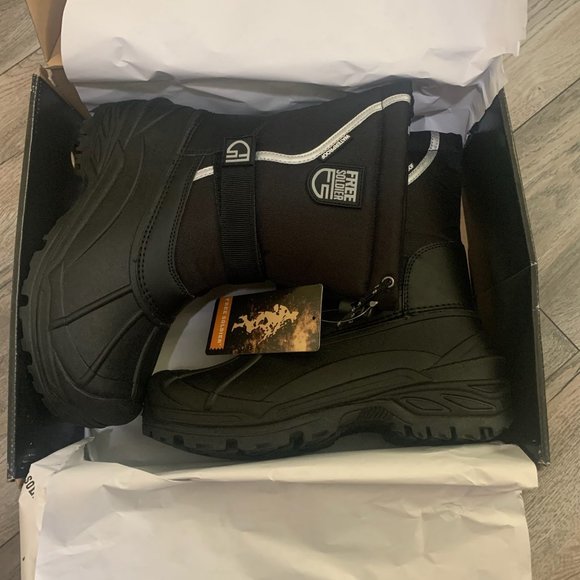NWT FREE SOLDIER INSULATED WATERPROOF NON-SLIP WINTER BOOTS W/REMOVABLE LINER 7 - Picture 8 of 12